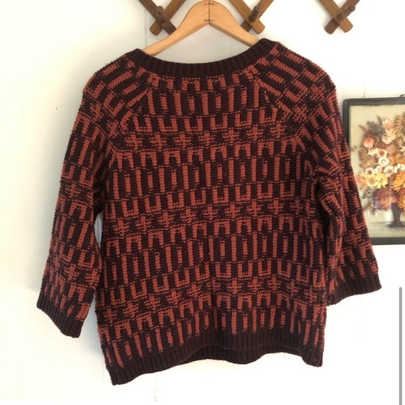Loft Wool Blend Thick Autumn Knit Sweater Medium - Picture 5 of 5